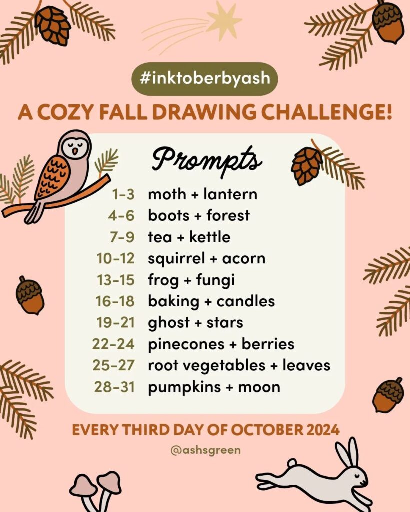 2024十月畫畫挑戰