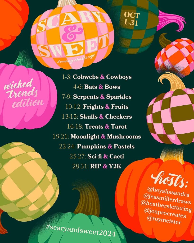 2024十月畫畫挑戰